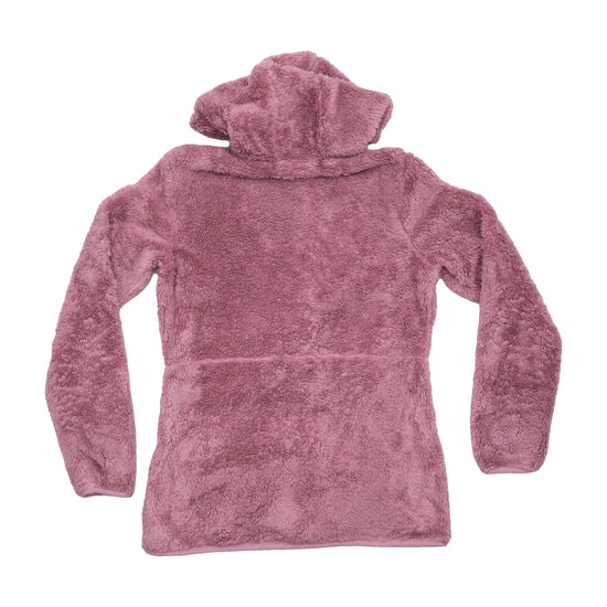 Reebok Mauve Sherpa Fleece Full-Zip Hooded Jacket