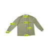 1a Eleganza Plaid Print Contrast Collar Button Up Shirt