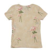 Evidence Classics Sheer Rose Print T-shirt