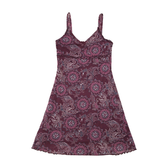 Vestido Lingerie s.Oliver com estampado Paisley e Acabamento de Folhos