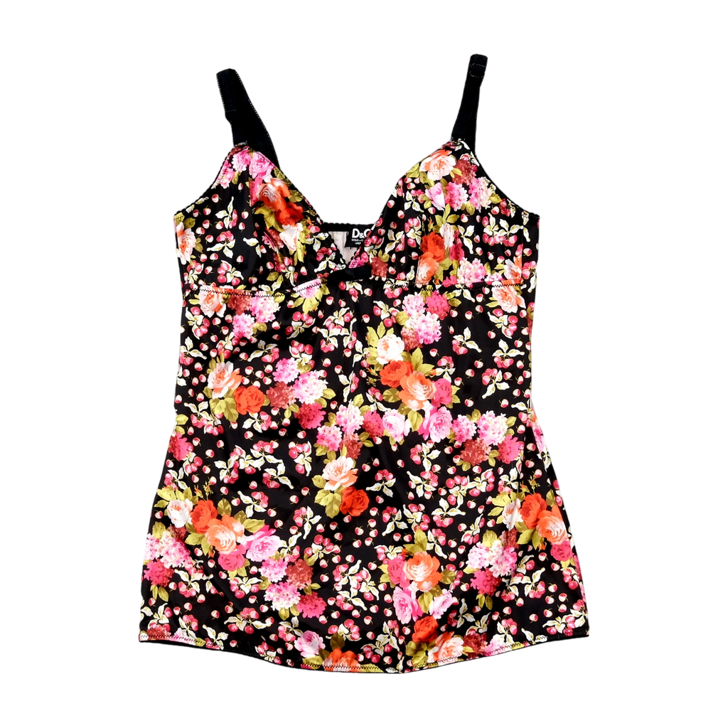 Dolce & Gabbana Floral Print Lingerie Camisole Top