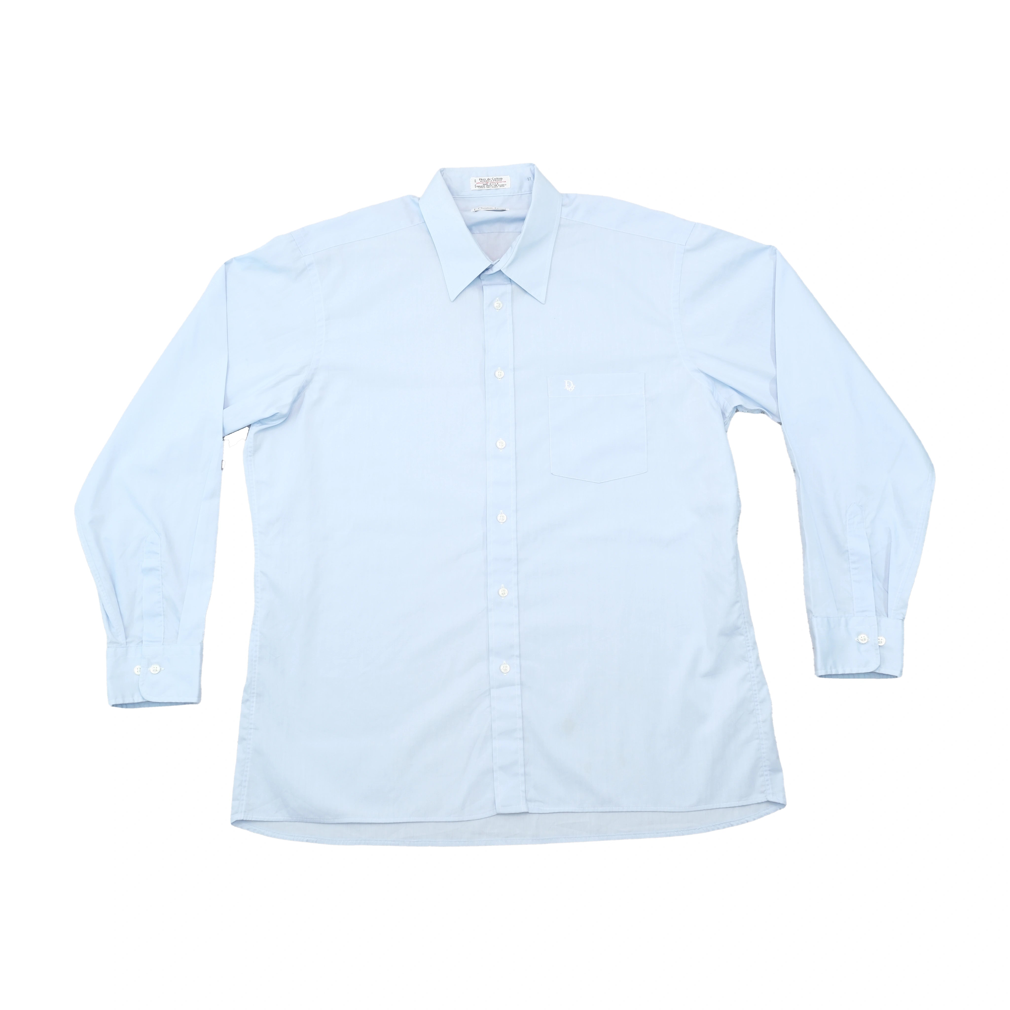 Camisa Christian Dior Azul-claro