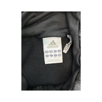 Casaco Adidas ClimaLite preto e dourado com Três riscas e Fecho Total