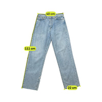 Levi’s Premium Light Wash Cotton Linen Straight Leg Jeans