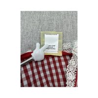 Vintage Red Gingham Puff Sleeve Cotton Blouse