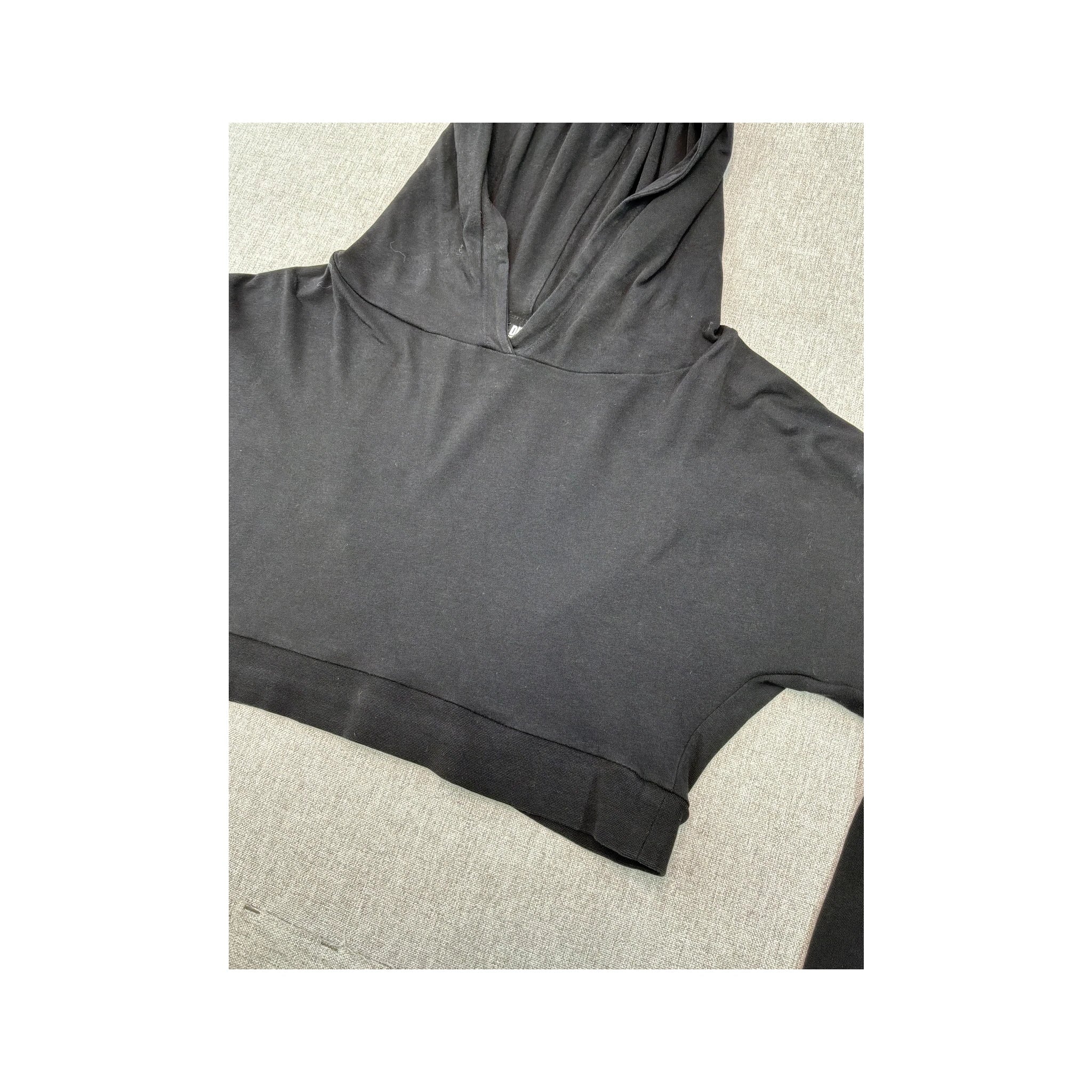 Diesel Cropped Logo Hoodie