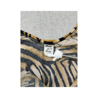 Made in Italy Zebra Print Slip Dress