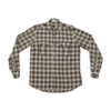 VIyella Brown Plaid Wool Cotton Button-Up Shirt
