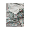 Benotti floral smocked panel skirt