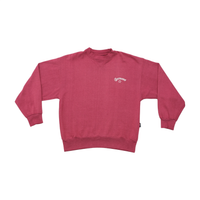 Converse Embroidered Logo Crewneck Cotton Blend Sweater