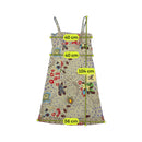 Philosophy Di Alberta Ferretti Beaded Floral Cotton Slip Dress