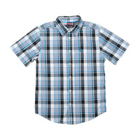 Wrangler Plaid Short Sleeve Button Up Shirt