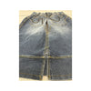 Vintage Blue Denim A-Line Midi Skirt