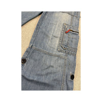 Witboy Light Wash Denim Cargo Pants