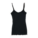 Y2K Black Sequin Cami Tank Top