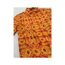 Gigliola Abstract Floral Pattern Button Up Shirt