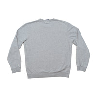 Champion Outline Script Logo Cotton Blend Crewneck Sweater