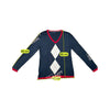 Camisola Tommy Hilfiger com decote em V e Padrão Argyle