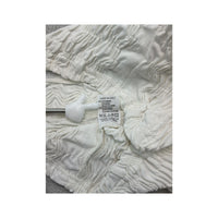Vintage White Textured Lace Trim Hook Front Tank Top