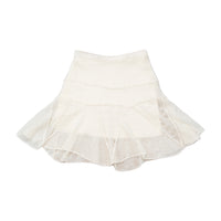 Vintage Sheer Ruffle Knit Skirt (Details)