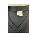 Enrico Golani Ribbed V-Neck Longline Shirt