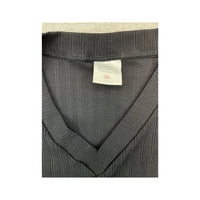Enrico Golani Ribbed V-Neck Longline Shirt