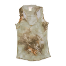 Vintage Sheer Cherub Print Mesh Tank Top