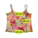 Mike Love Floral Mesh Tank Top