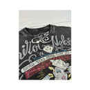 T-shirt Shiroi Neko em algodão com estampado de Caveira e Pinup