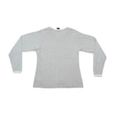 Nike Vintage Gray Long Sleeve V Neck Shirt
