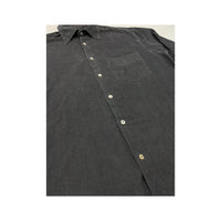 Kolby Gray Cotton Corduroy Button Up Shirt