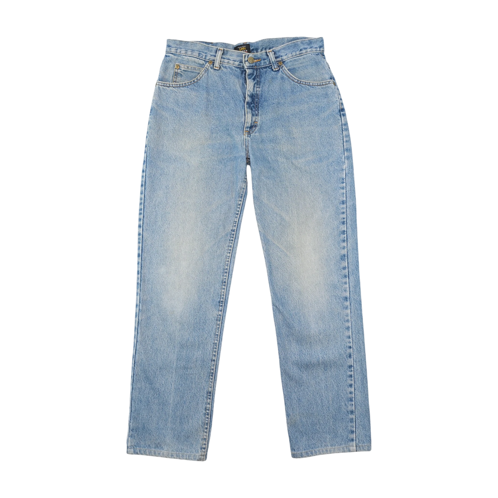 Lee Riders Vintage Light Wash Cotton Straight Leg Jeans