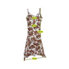 Acciaio Paisley Print Slip Midi Dress