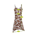 Acciaio Paisley Print Slip Midi Dress