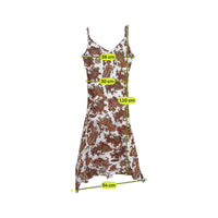 Acciaio Paisley Print Slip Midi Dress