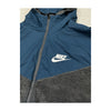 Nike Sportswear Sherpa-Lined Hooded Full-Zip Jacket (Blue/Gray) (XL Boys)