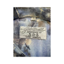 Camisa de Manga curta com estampado Pictórico azul abstrato