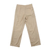 Carlo Santi Vintage Virgin Wool Beige Pinstripe Tailored Pants