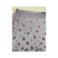 Y2K Lavender Paisley Floral Tie Waist Midi Skirt