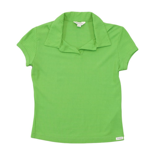 Guess Ribbed Short Sleeve Polo