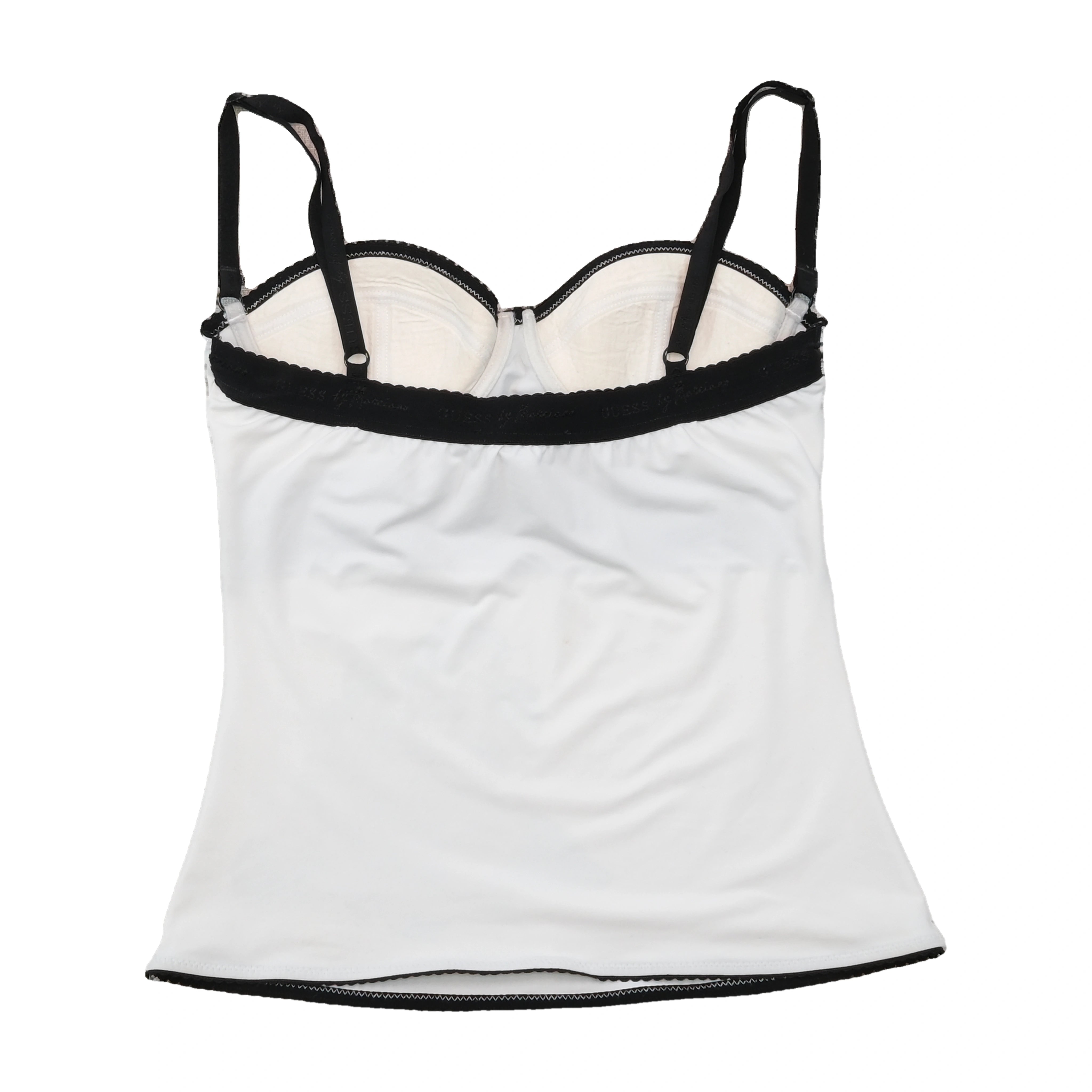 GUESS by Marciano Rose Print Lace Bustier Tank Top