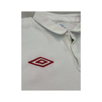 Umbro England Embroidered Crest Football Polo Shirt