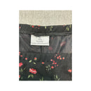Vintage Black Ditsy Floral Midi Skirt