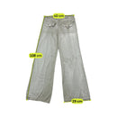 Vintage Shimmer Wide Leg Cargo Pants