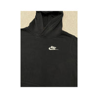 Nike Cotton Blend Club Fleece Pullover Embroidered Logo Hoodie