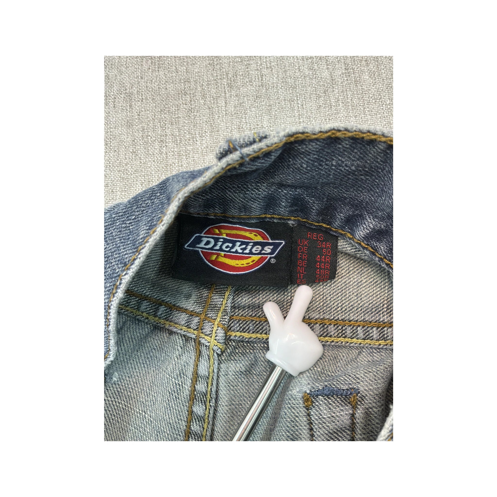 Dickies Vintage Light Wash Straight Leg Cotton Jeans