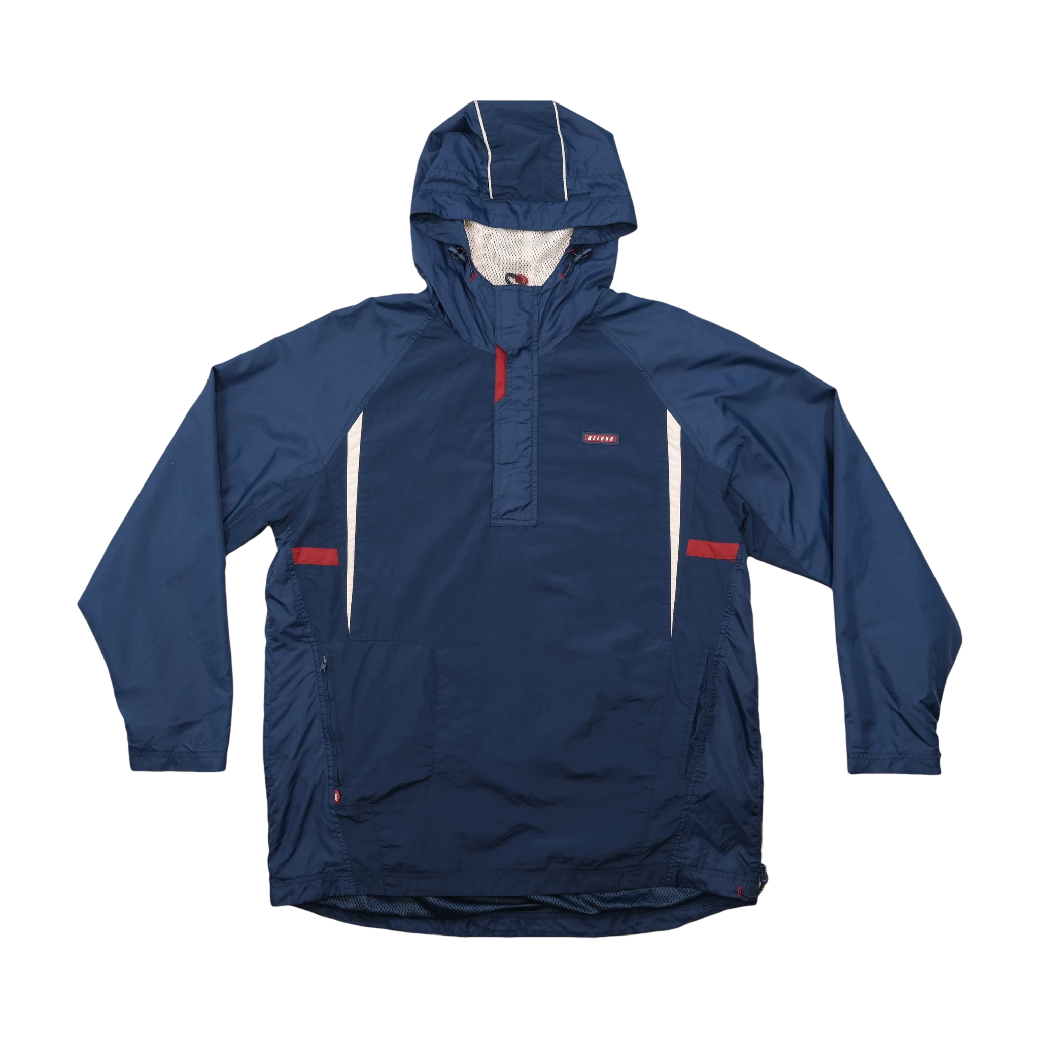 Anoraque com capuz Reebok com Meio Fecho