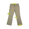 Dickies Mid-Rise Slim Fit Bootcut Cotton Blend Twill Khaki Work Pants
