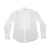 Camisa de Vestir Pal Zileri Transparente com Peito Plissado