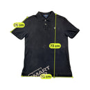Polo Ralph Lauren Black Cotton Pique Pony Logo Polo
